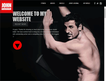 Tablet Screenshot of johnabraham.com